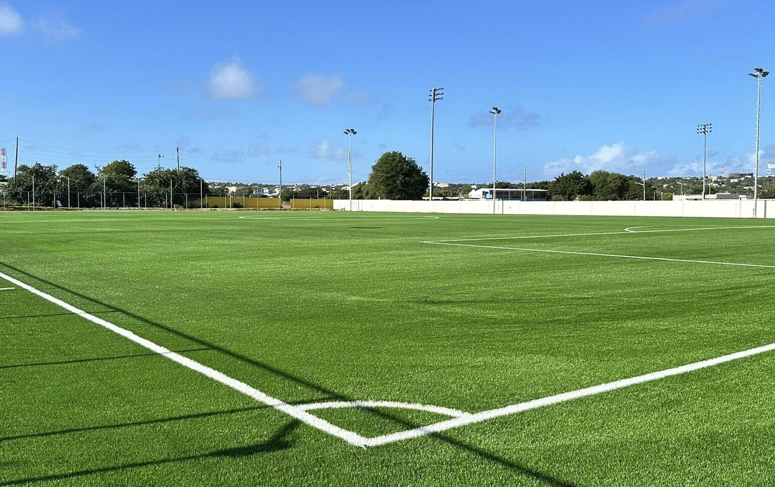 Artificial grass field is close to completion, says gov’t