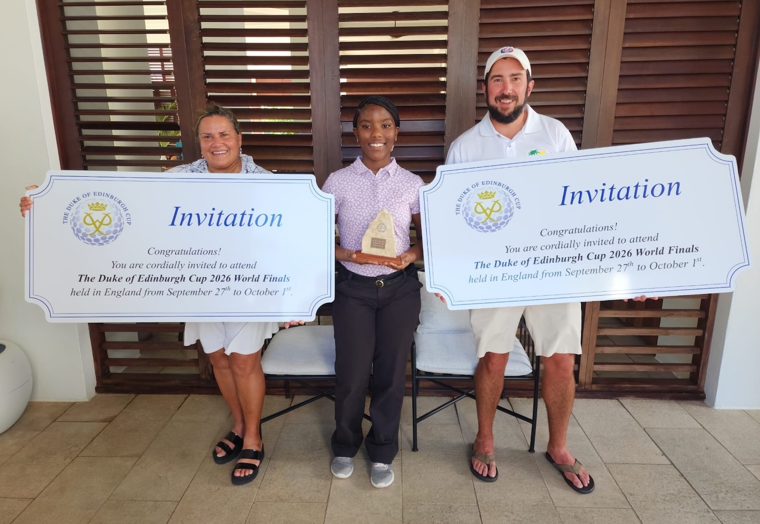 Junior golfer Magda Gumbs tops leaderboard at The Duke of Edinburgh Cup qualifier