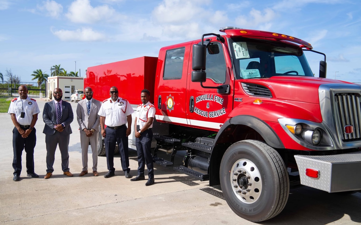 Anguilla Fire and Rescue Service expands fleet with third domestic fire truck