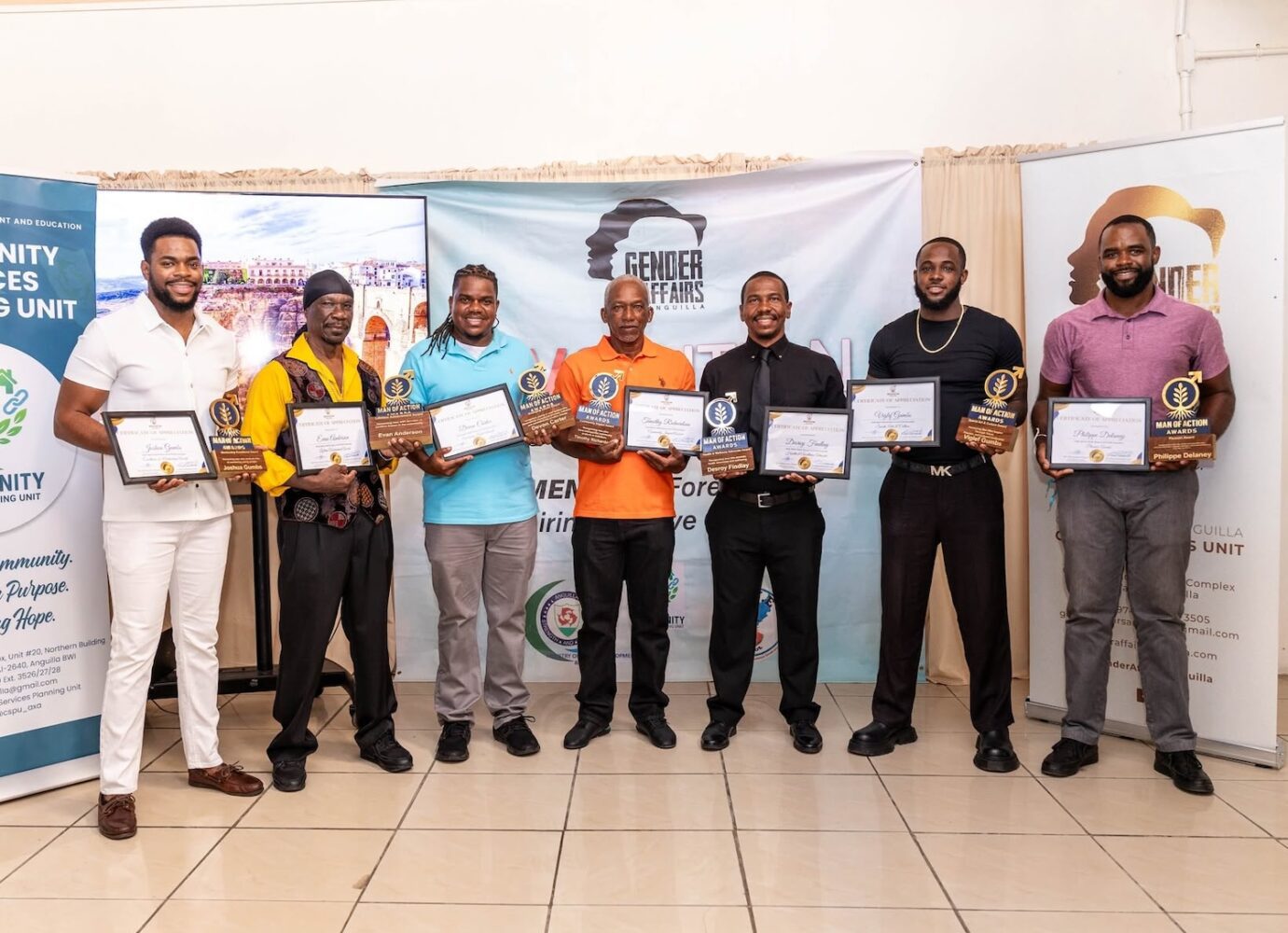 Seven honoured at Anguilla’s 2026 Man of Action Awards ceremony