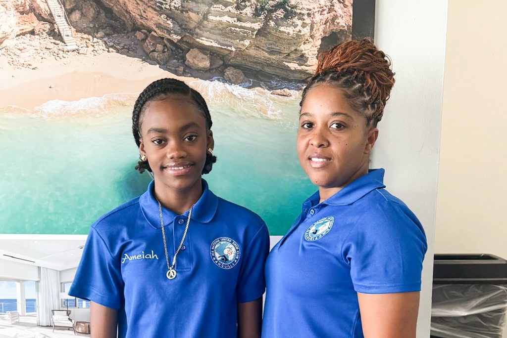 Anguilla’s Ameiah Rey wins silver and bronze at St Maarten swimming competition