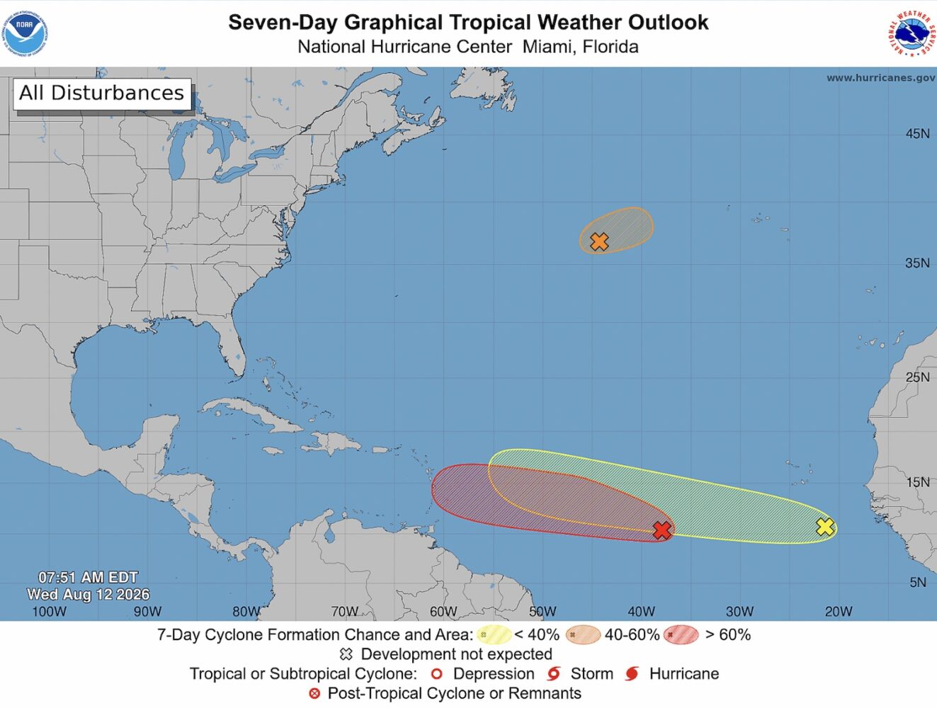 LIVE: Weather system likely to become tropical depression within 48 hours